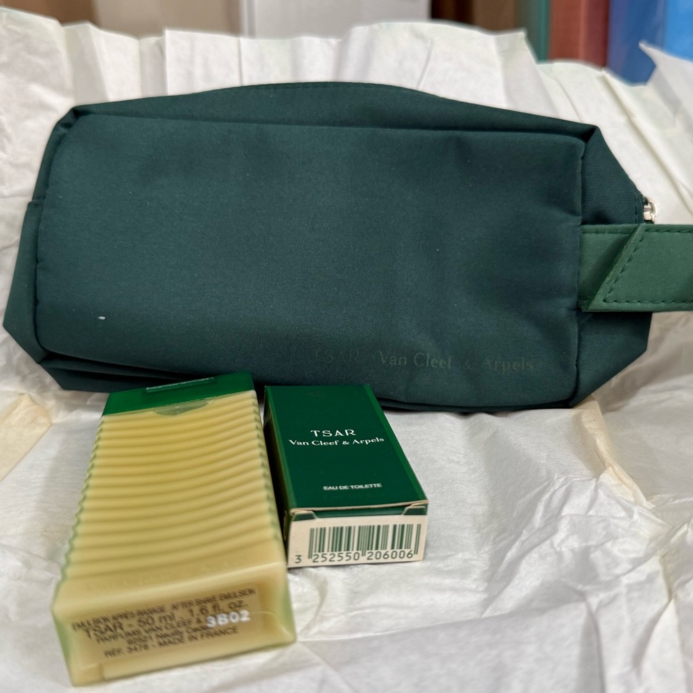 TSAR Van Cleef and Arpels Eau De Toilette 7ml + 50ml After Shave Emulsion + Bag